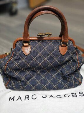 RARE! MARC JACOBS Denim STAM Bag